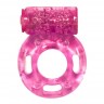 Розовое эрекционное кольцо с вибрацией Rings Axle-pin