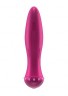 Вибратор-торпеда с кристалликами The Gem Pink - 16,6 см.