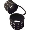 Черные наручники из силикона SILICONE CUFFS