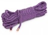 Фиолетовая веревка для связывания Want to Play? 10m Silky Rope - 10 м.