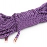 Фиолетовая веревка для связывания Want to Play? 10m Silky Rope - 10 м.