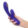 Фиолетовый вибратор с функцией электростимуляции Intimate E-Stimulator Dual Wand - 21,5 см.