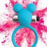 Голубое эрекционное виброколечко Emotions Minnie Breeze