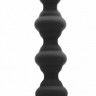 Чёрная анальная цепочка Wrick Black - 18 см.
