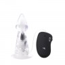 Прозрачная анальная пробка с вибрацией VIBRATING PLUG JAMMY JELLY ANAL JACK OF SPADES - 11,5 см.