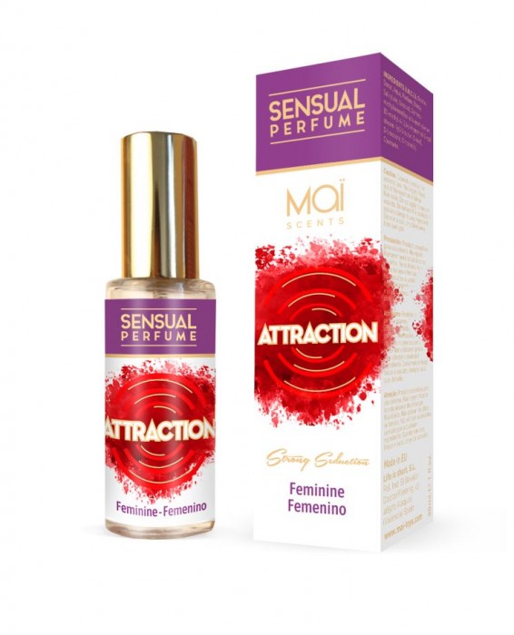 Женская парфюмированная вода FEMININE PERFUME WITH SENSUAL ATTRACTION - 30 мл.