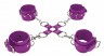 Фиолетовый комплект оков Hand And Legcuffs