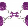 Фиолетовый комплект оков Hand And Legcuffs