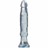 Прозрачный анальный стимулятор Cristal Jellies Anal Starter - 15 см.