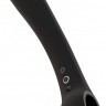 Черный гибкий вибромассажер Ombra - 21,5 см.