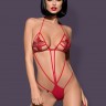 Тедди с кружевными узорами Luiza