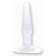 Прозрачная анальная пробка Butt Plug Small - 10 см.