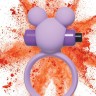Сиреневое эрекционное виброколечко Emotions Minnie