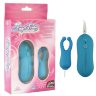 Голубой вибростимулятор с усиками Angel Baby NIpple Cock clips