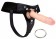 Черные трусики Harness Deluxe для страпона O-ring