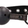 Серый кляп-шарик Elegant Ball Gag
