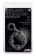 Чёрная анальная цепочка DELIGHT THROB ANAL SPIKED BEADS - 25 см.