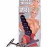 Анальная ёлочка из металла Heavy Metal Plunger - 16 см.