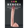 Фаллоимитатор большого размера Heroes #23 Flesh - 30 см.