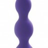 Фиолетовый анальный вибростимулятор Anal Beads L - 21,5 см.