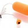 Оранжевое виброяйцо с выносным пультом-кнопкой