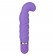 Фиолетовый изогнутый вибратор NEON ULTRA CLIMAX PURPLE - 11 см.