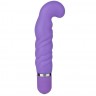 Фиолетовый изогнутый вибратор NEON ULTRA CLIMAX PURPLE - 11 см.