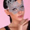 Серебристая ажурная маска Mask Silver