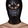 Черная маска Extreme Leather Hood