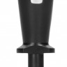 Черный электростимулятор с проводящей насадкой E-Stim Butt Plug - 8 см.
