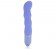 Голубой гнущийся вибратор 10-Function Silicone Pleasure Bendie Wavy G s - 17,8 см.