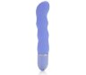 Голубой гнущийся вибратор 10-Function Silicone Pleasure Bendie Wavy G s - 17,8 см.
