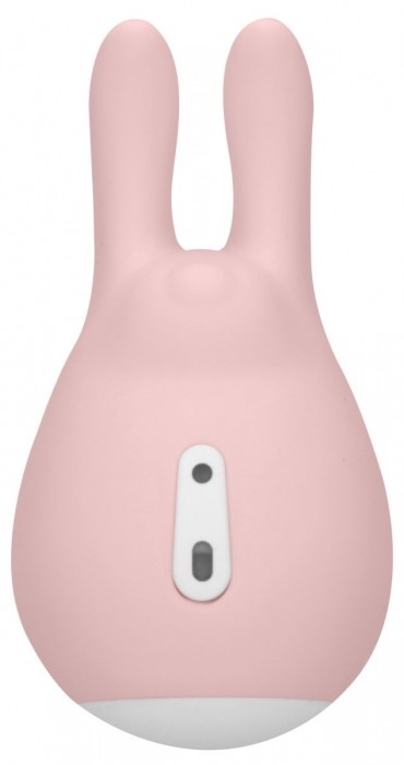 Розовый клиторальный стимулятор Love Bunny - 9,4 см.
