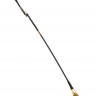 Чёрный с золотом стек Riding Crop - 67 см.