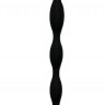 Черный силиконовый уретральный плаг Silicone Penis Plug - 16 см.