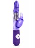 Фиолетовый вибратор с клиторальной стимуляцией Luxe Rabbit - 26 см.