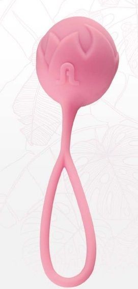 Нежно-розовый вагинальный шарик Geisha Ball Mia