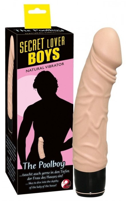 Вибратор-реалистик Secret Lover Boys - 21 см.