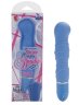 Голубой гнущийся вибратор Silicone Pleasure Bendie Ripple G s - 17,3 см.