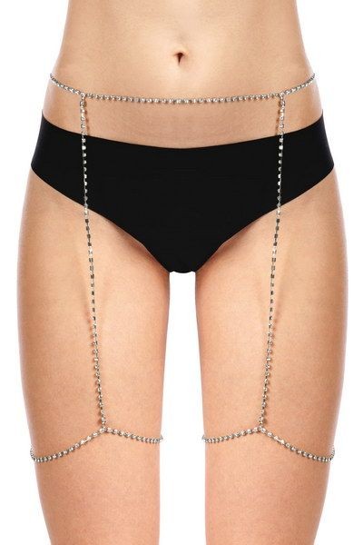 Серебристые гартеры BIJOUX P-JARRETELLES ARGENT