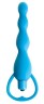 Анальная ёлочка с вибрацией Climax Silicone Vibrating Bum Beads - 16 см.