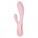 Розовый вибратор-кролик Satisfyer Mono Flex с управлением через приложение - 20,4 см.