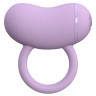 Сиреневое виброкольцо на пенис ENZO COUPLES RING