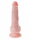 Телесный фаллоимитатор с мошонкой и присоской 6  Cock with Balls - 17,8 см.