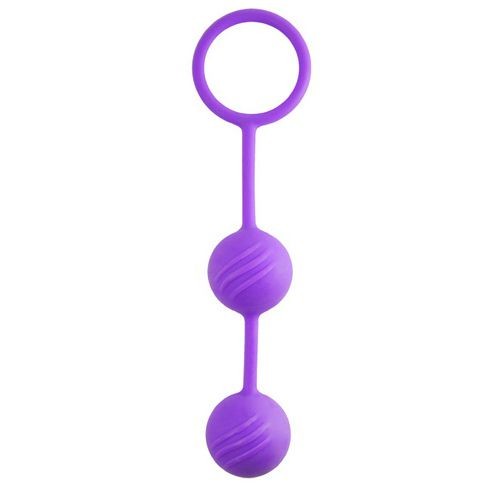 Фиолетовые вагинальные шарики Kegel Ball