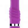 Фиолетовый силиконовый вибромассажёр CHRISTIANE SOUL - 17,8 см.