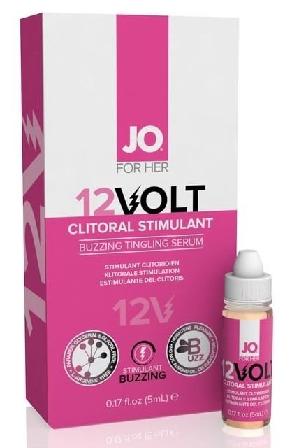Возбуждающая сыворотка мощного действия JO Volt 12V - 5 мл.