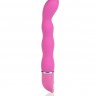 Розовый силиконовый вибратор Lia Magic Wands - 17 см.