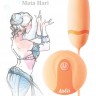 Оранжевое виброяйцо Mata Hari с пультом ДУ