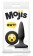 Черная силиконовая пробка Emoji Face WTF - 8,6 см.